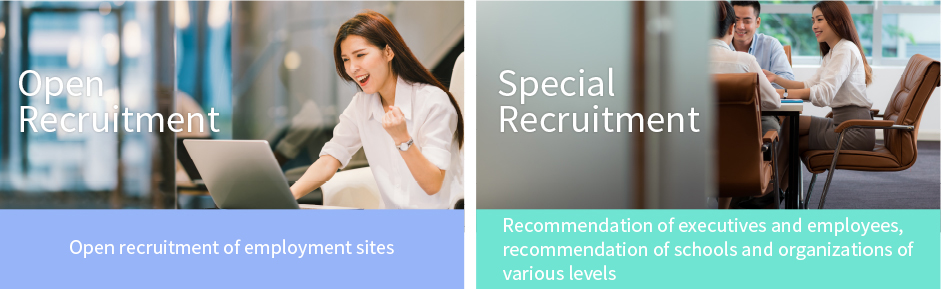 Open recruitment, Special Recruitment